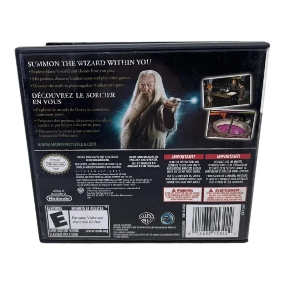 Harry‎ Potter and the Half-Blood Prince (Nintendo DS, 2009) Complete
